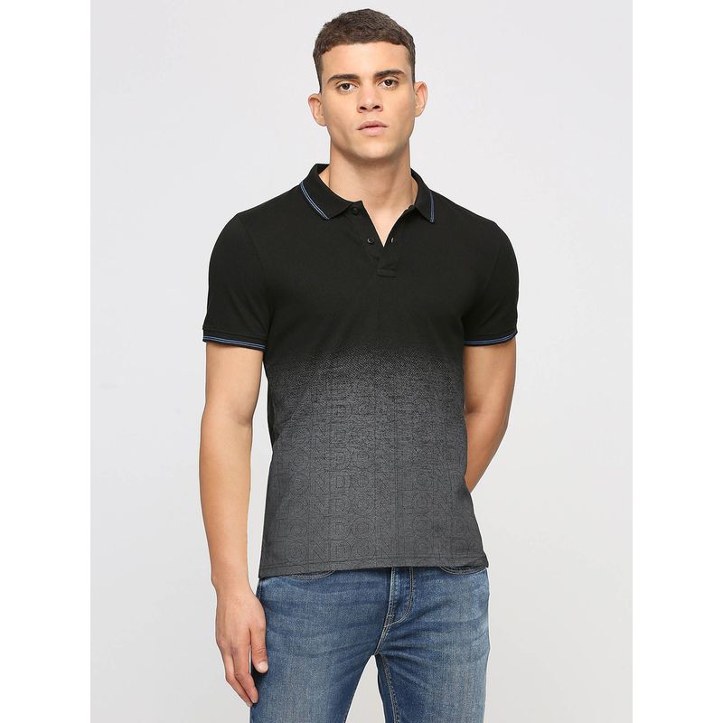 Pepe Jeans Ewin Ombre Printed Polo T-Shirt (S)
