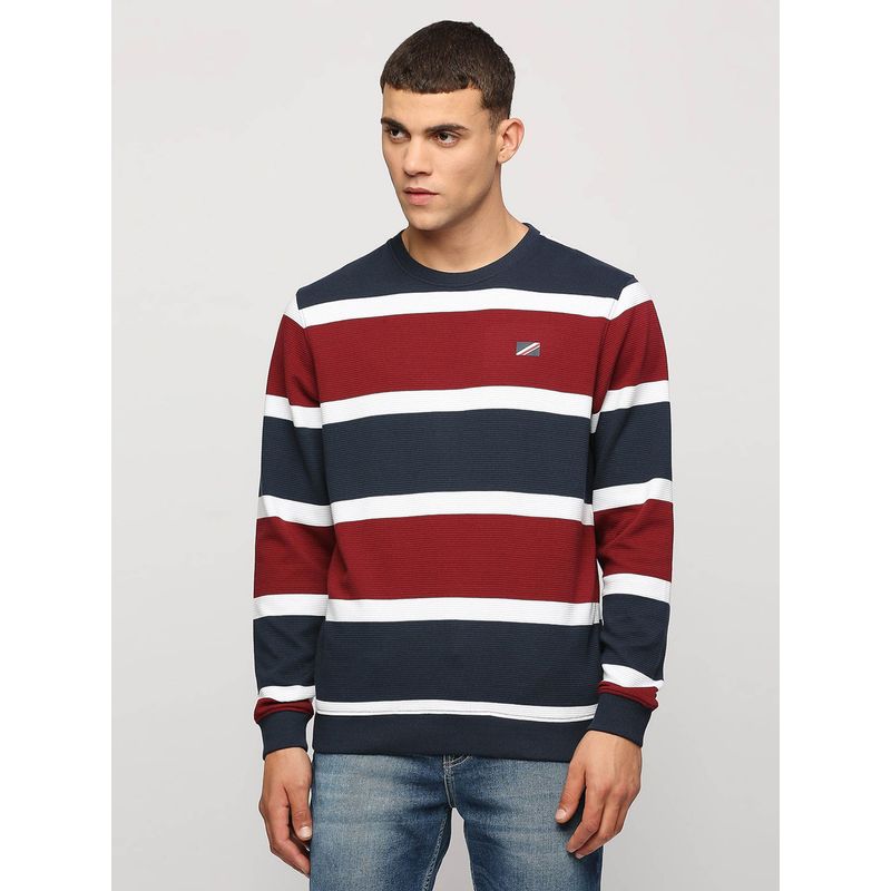 Pepe Jeans Red Stripes Sweatshirt (S)