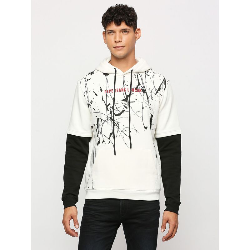 Pepe Jeans Ming Placement Printed Fleece Sweatshirt (S)