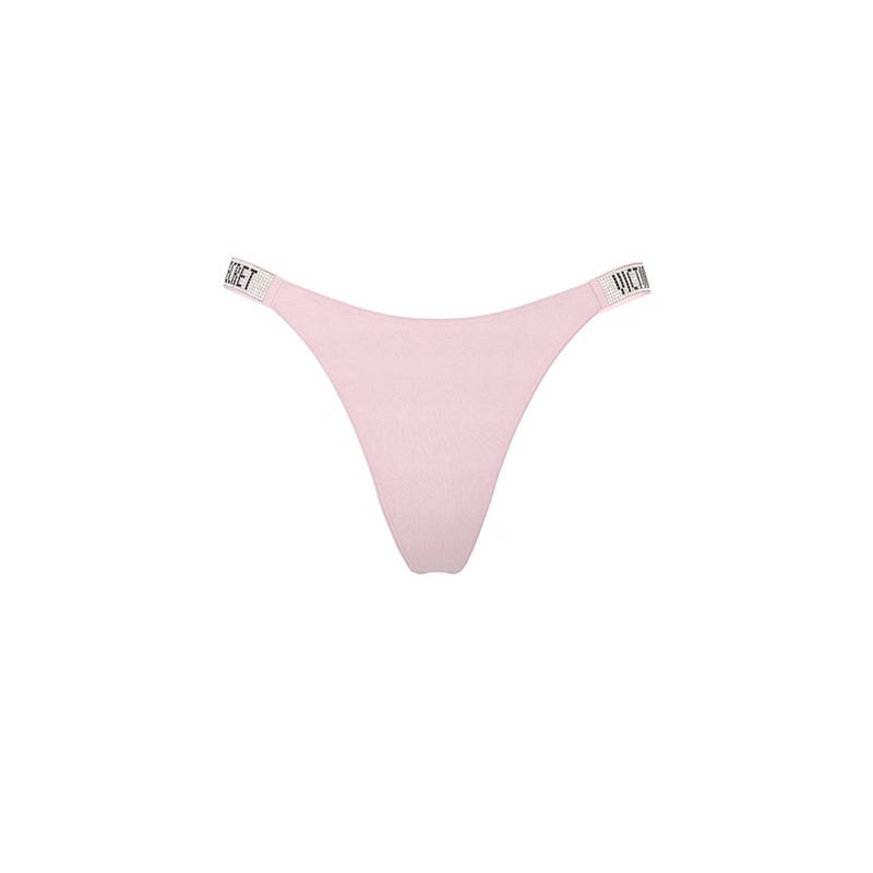 Victoria's Secret Pink Very Sexy Logo Shine Strap Thong Panty (S)