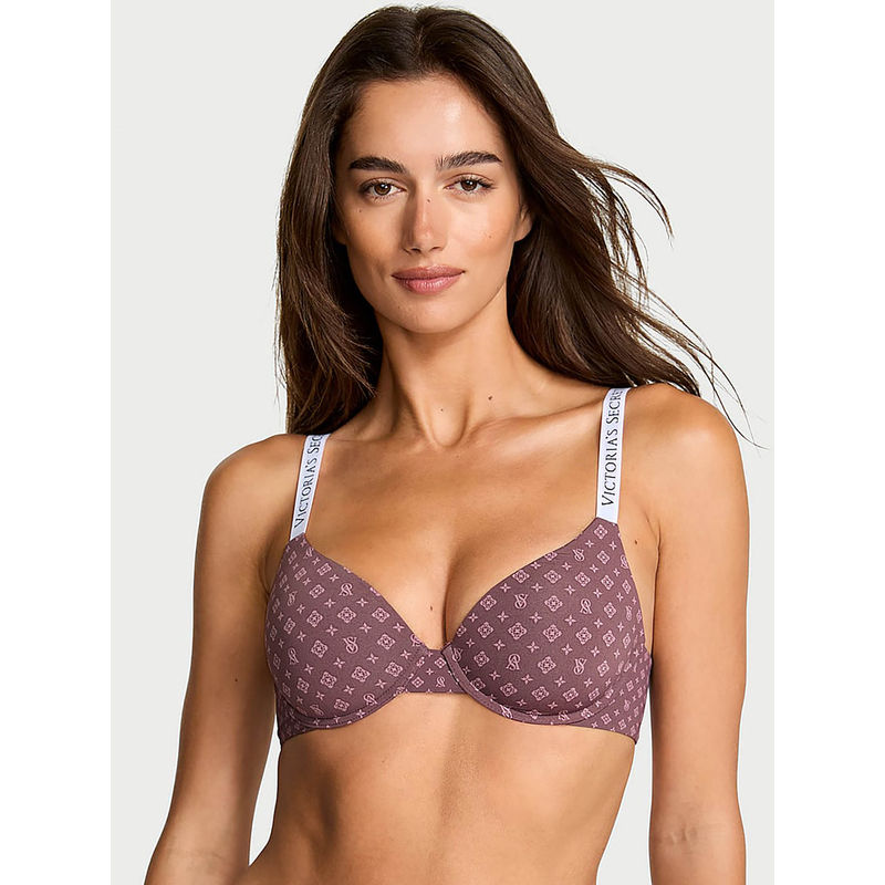 Victoria's Secret The T-Shirt Lightly Lined Printed Demi Bra (38B)