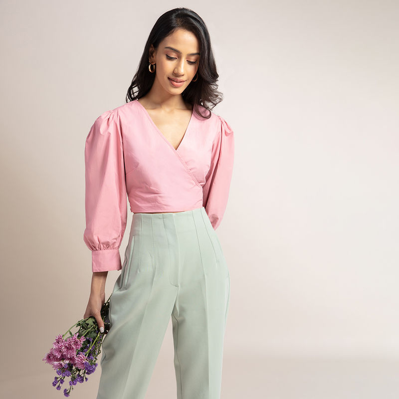 Twenty Dresses By Nykaa Fashion Such a Vibe Top - Pink (L)