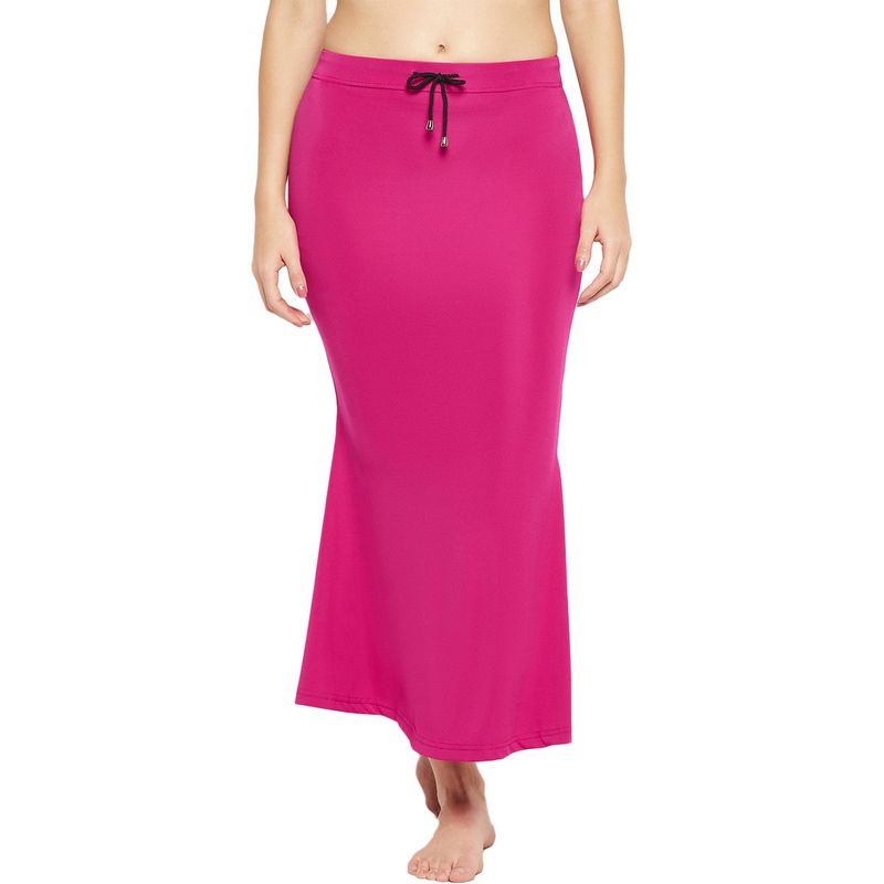 Secrets By Zerokaata Women Solid Mermaid Fit Wedding Wear Saree Shapewear Petticoat - Pink (L)