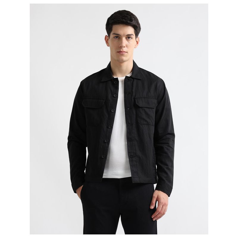 Arrow Mens Twill Regular Fit 1851 Shacket (42)