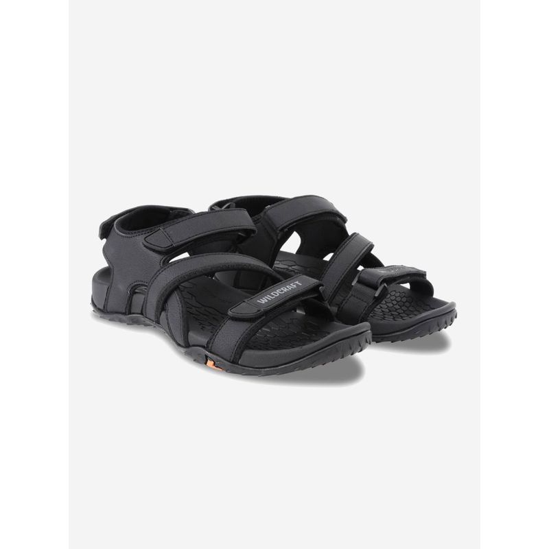 Wildcraft Men Zemu Black Floater Sandals (UK 10)