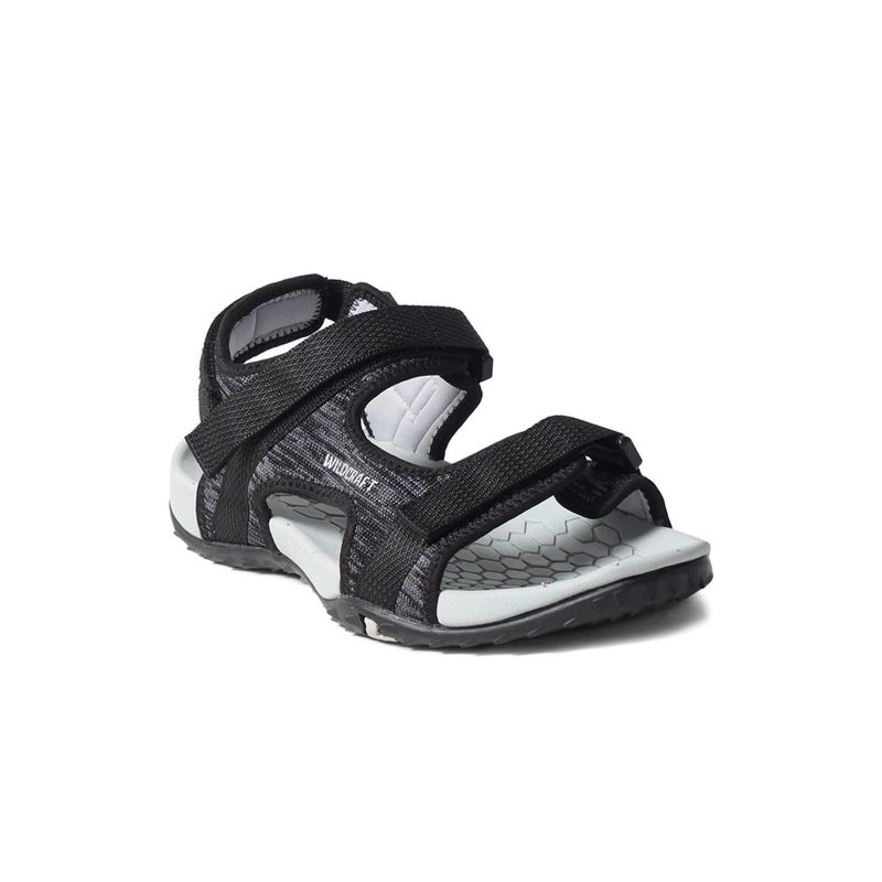 Wildcraft Men Vesta Black Floater Sandals (UK 8)