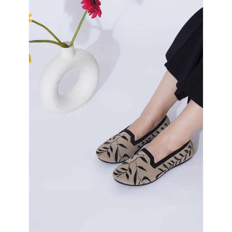 Shoetopia Beige Ballerina For Women (EURO 39)