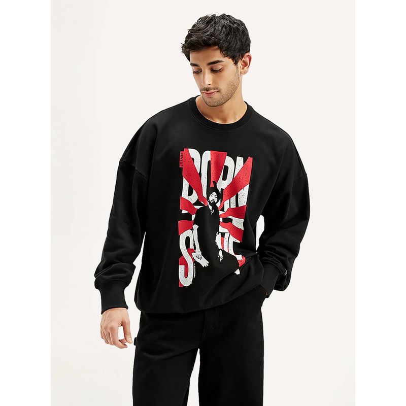 Levi's Dil Luminati Mens Born To Shine Tour Sweatshirt - Black (L)