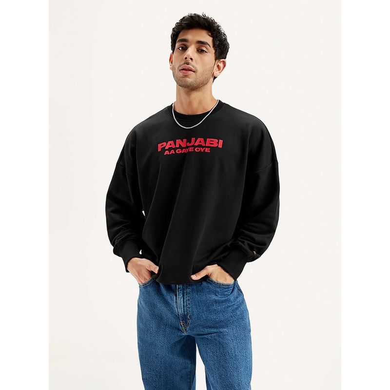 Levi's Dil Luminati Mens Panjabi Aa Gaye Oye Sweatshirt - Black (L)