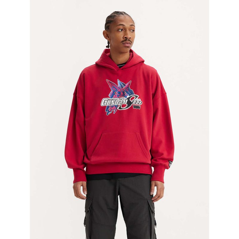 Levi's X Gundam Seed Hoodie - Red (S)