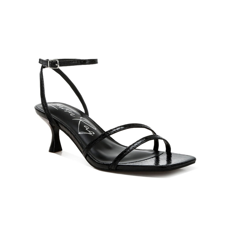 London Rag Faux Leather Strappy Sandals - Black (EU 41)