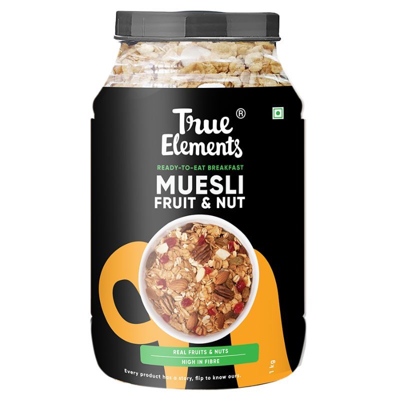 True Elements Fruit And Nut Muesli -Weight Management, Immunity Booster