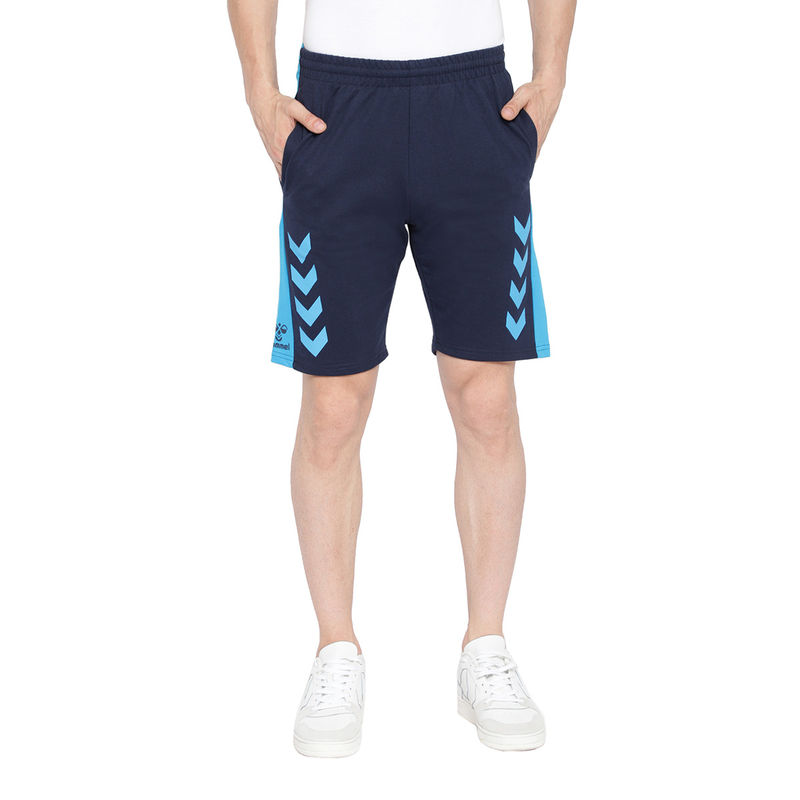 Hummel Noos India Men Navy Blue Self Design Regular Fit Toss Pants (L)