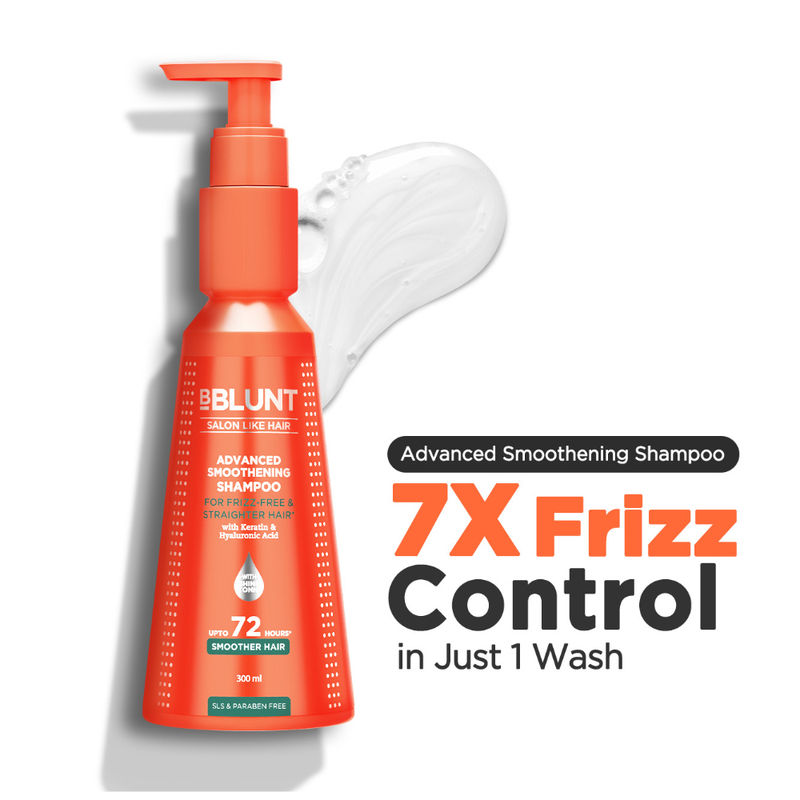 BBlunt Advanced Smoothening Shampoo With Keratin Hylauronic Acid