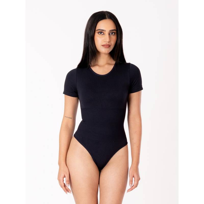 Shapercult Women Black Solid Shapewear (3XL)
