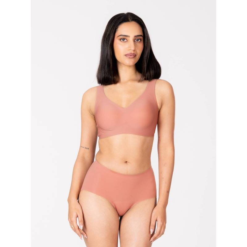 Shapercult Pink Air Series Lightly Padded Bra (3XL)