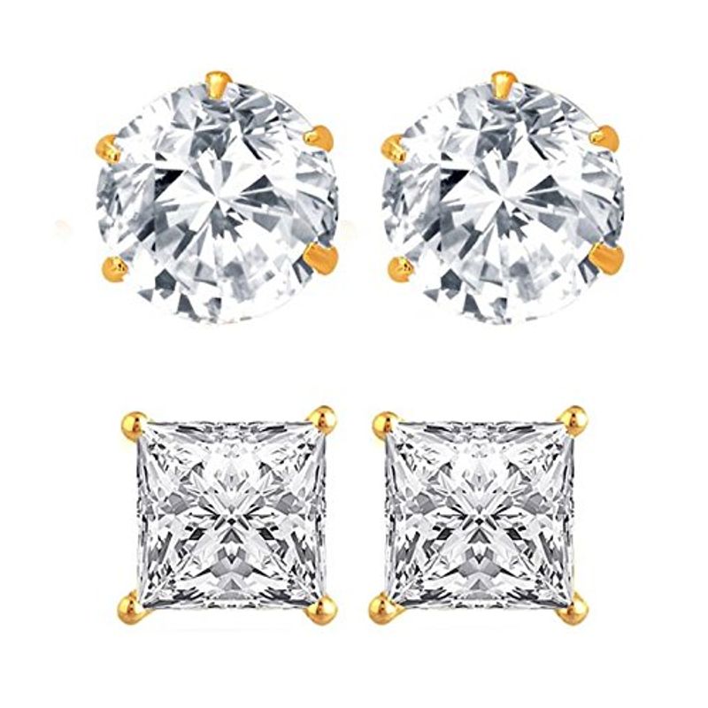 Youbella GoldPlated Stud Earrings Combo Buy Youbella GoldPlated Stud Earrings Combo Online at