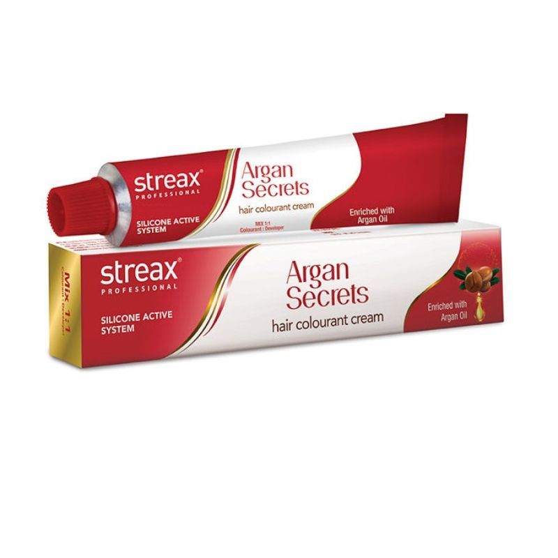 Streax Professional Argan Secrets Hair Colourant Cream - Mahogany Blonde 7.5