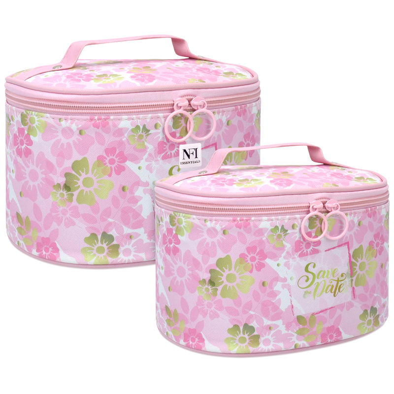 Buy Nfi Essentials Set Of 2 Cosmetic Makeup Bag Online