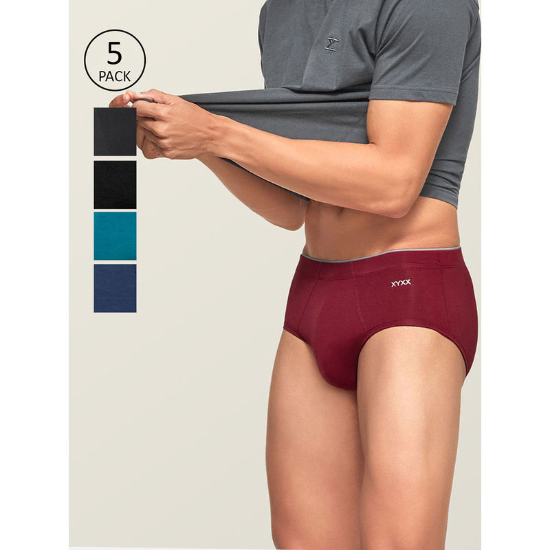 Buy XYXX Men Intellisoft Antimicrobial Micro Modal Uno Briefs Pack