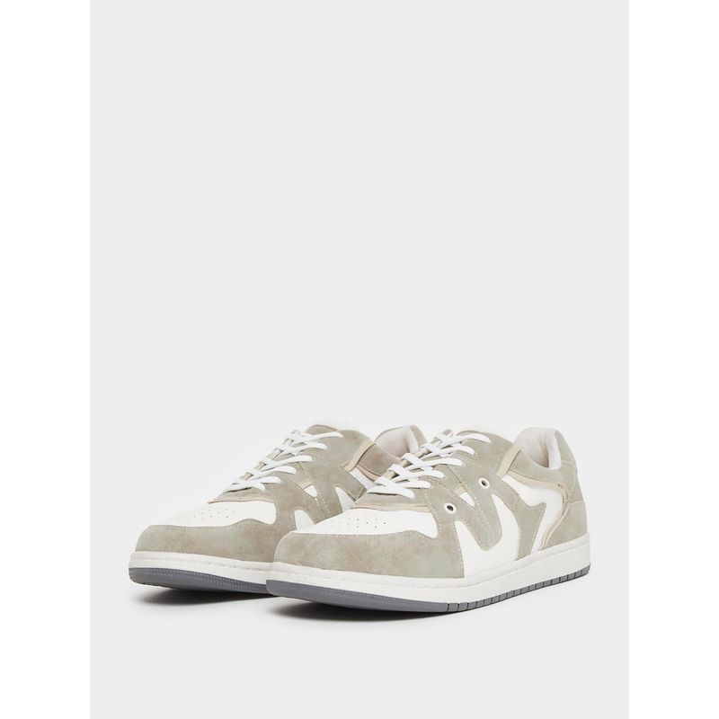Styli Men White Sneakers (UK 9)