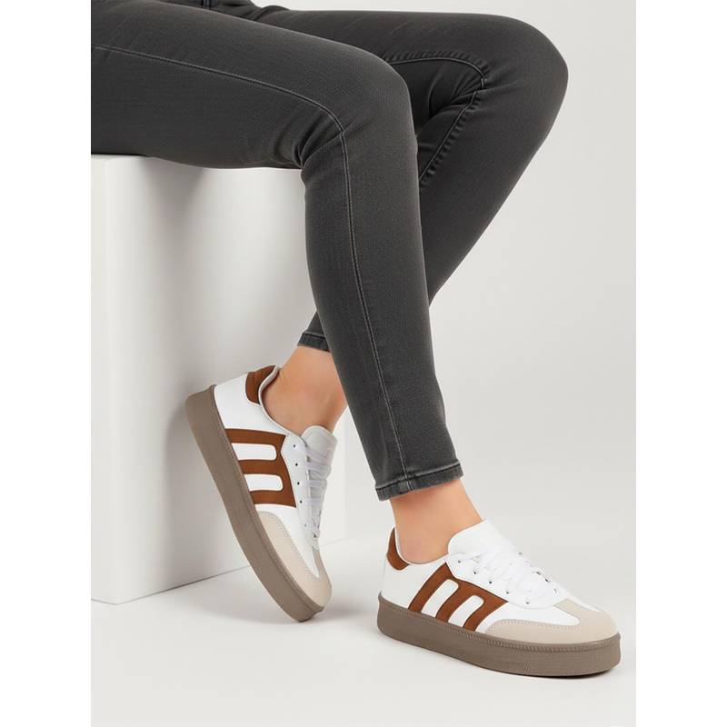 Shoetopia Women White Sneakers (EURO 37)