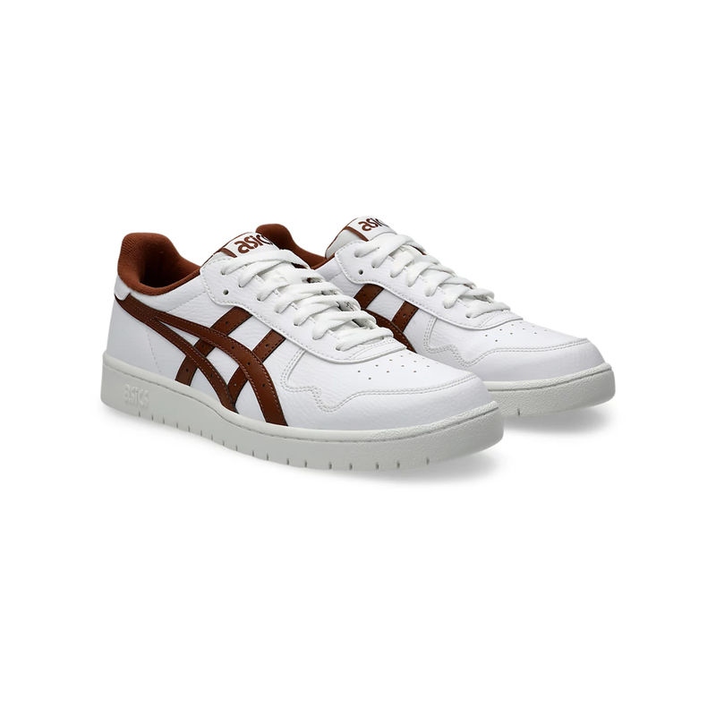 ASICS Mens JAPAN S White Reddish Brown Sneakers (US 9)