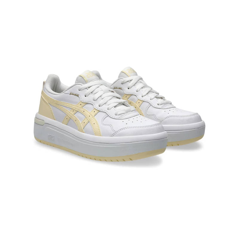 ASICS Unisex JAPAN S ST Off White Alabaster Yellow Sneakers(UK 6)