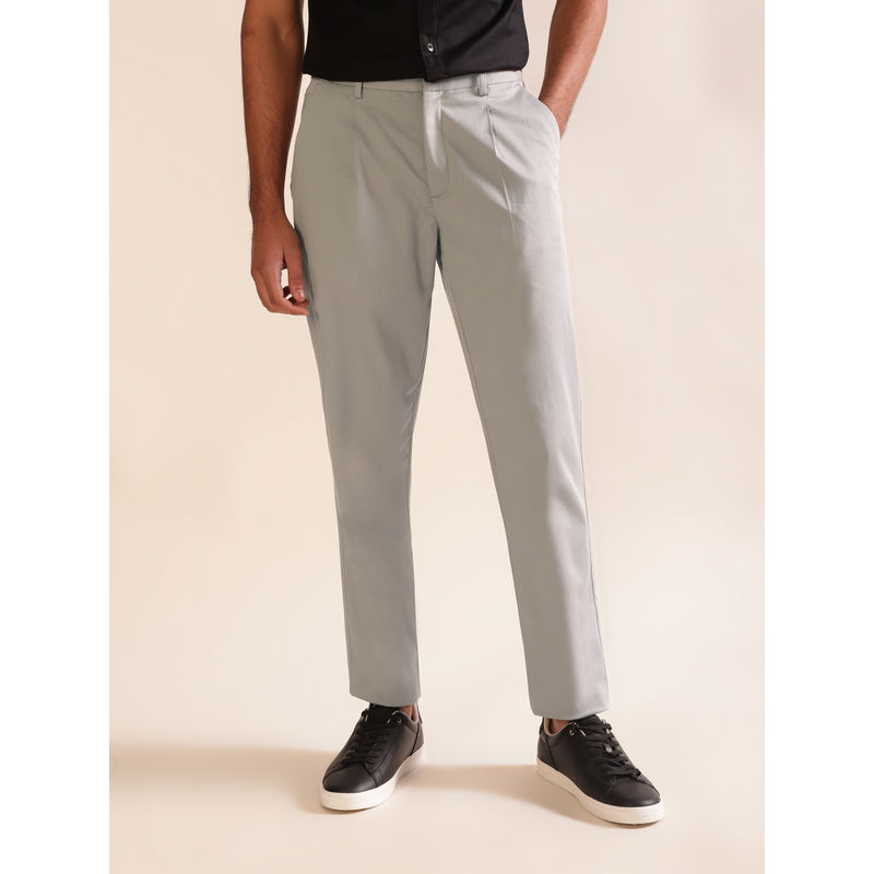 Andamen Regular Fit Men Grey Stretchable Chinos (31)