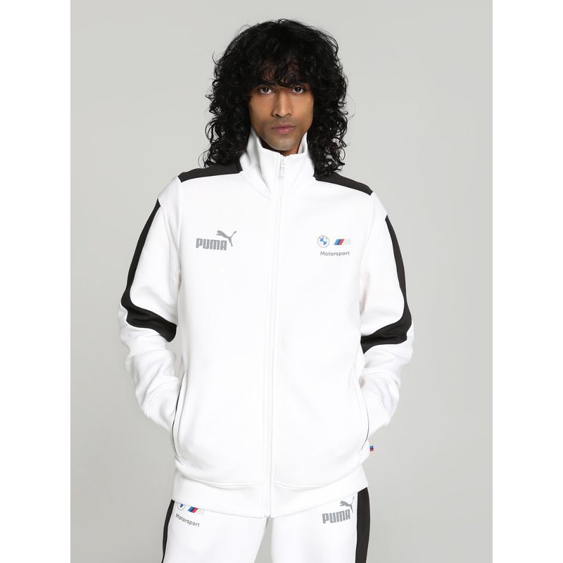 Puma Bmw Mms Mt7+ Men's White Jacket