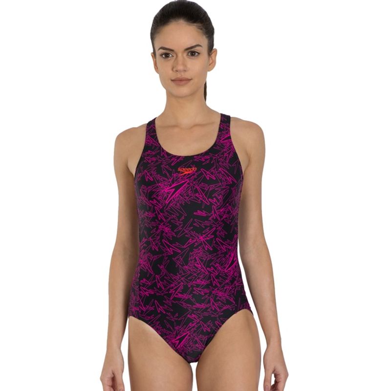 Speedo Female Swimwear Boom Allover Print Racerback - Multi-Color (36)