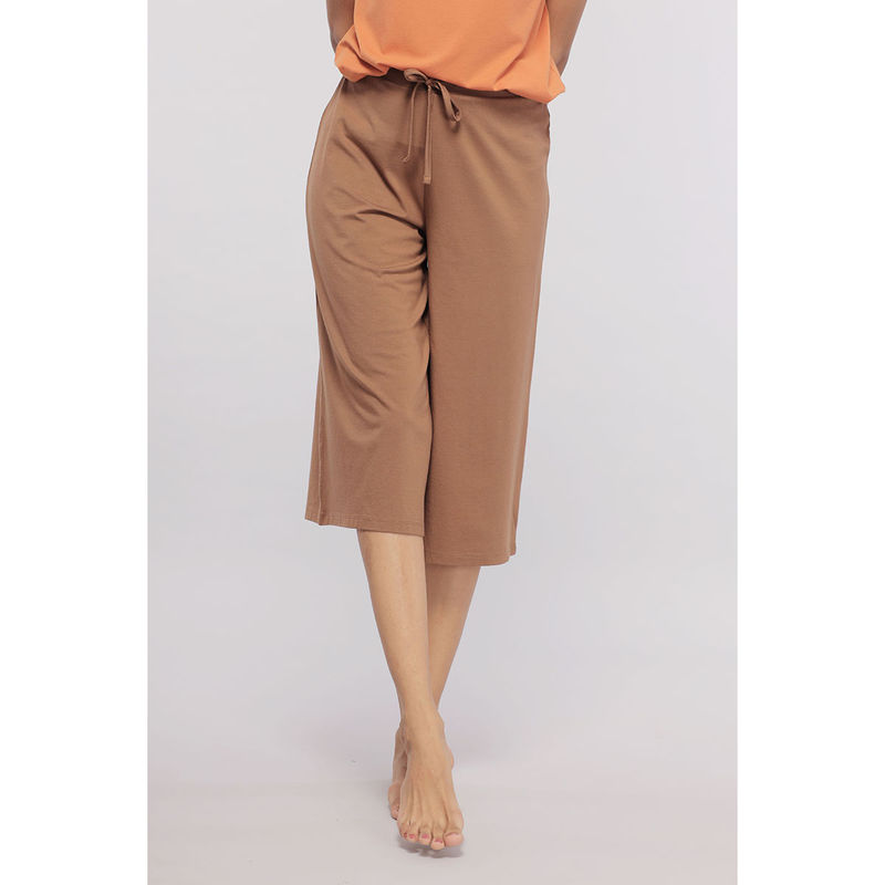 NeceSera Home Brown Supima Culottes (S)
