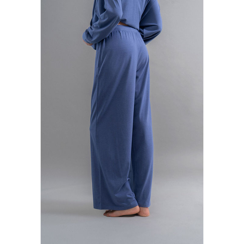 NeceSera Limited Edition Luxflo Travel Blue Flared Pyjamas (L)