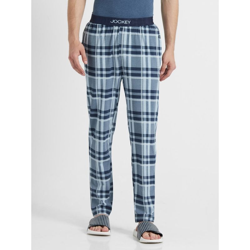 Jockey Light Blue Des2 Regular Fit Pyjama - Style Number- IM03 (L)