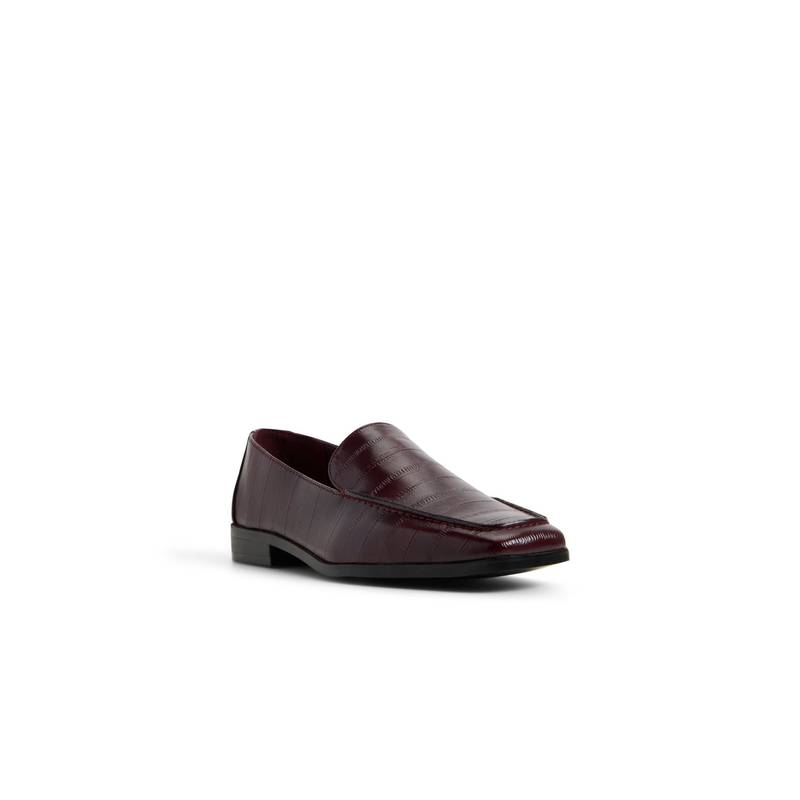 Aldo Carrobreria-B Maroon Ladies Loafers (UK 2)