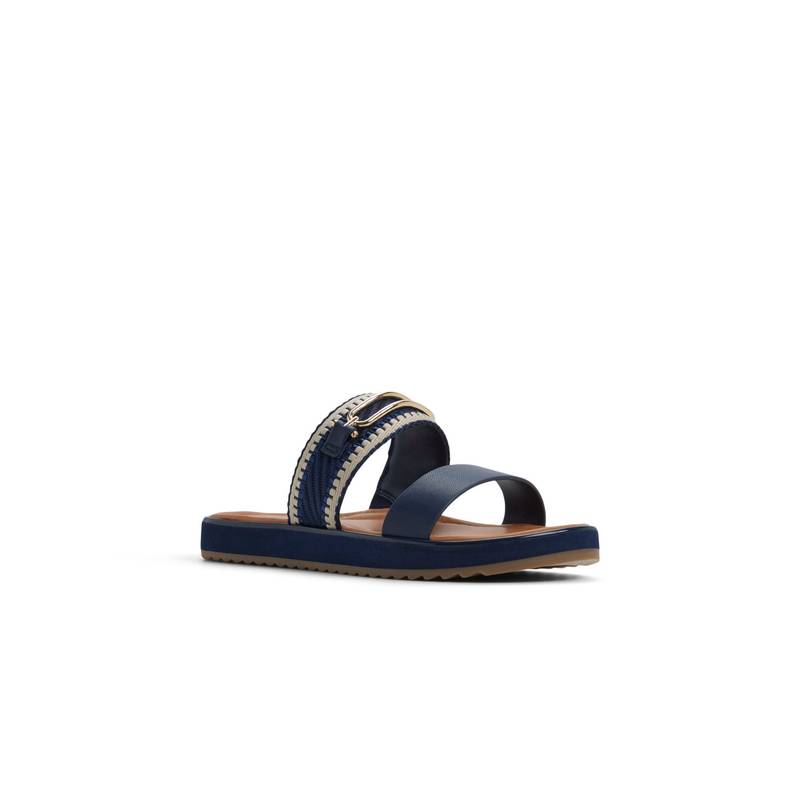Aldo Lagoon Navy Blue Ladies Eva Sandals (UK 2)