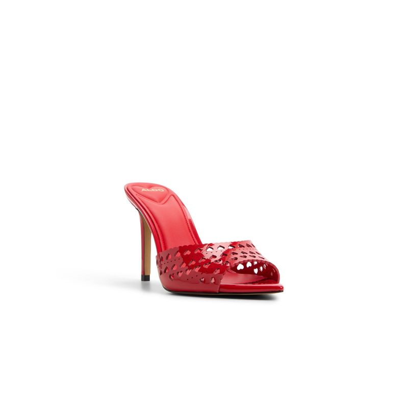 Aldo Lovemule-B Red Ladies Sandal Heels (UK 4)