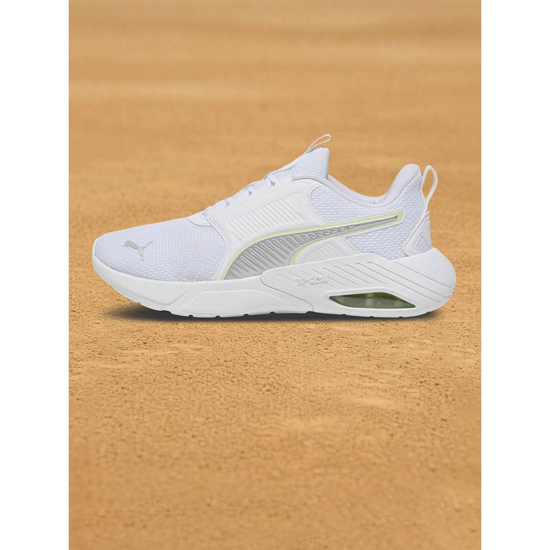 Puma Unisex White-Grey X-Cell Nova FS Running Shoes (UK 8)
