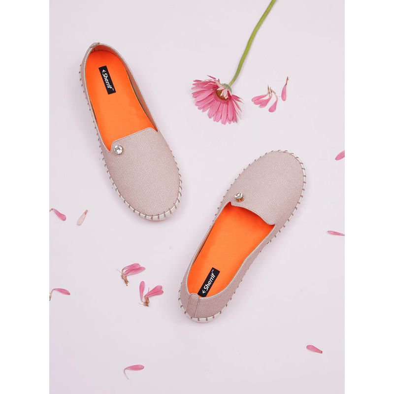 Sherrif Shoes Women Pink Casual Solid Ballerinas (EU 36)