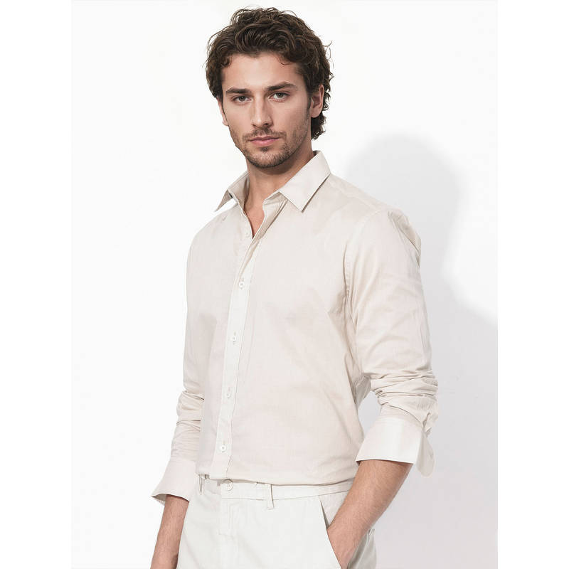 Rare Rabbit Shitrt Buy Rare Rabbit Men Beige Solid Casual Shirt Online