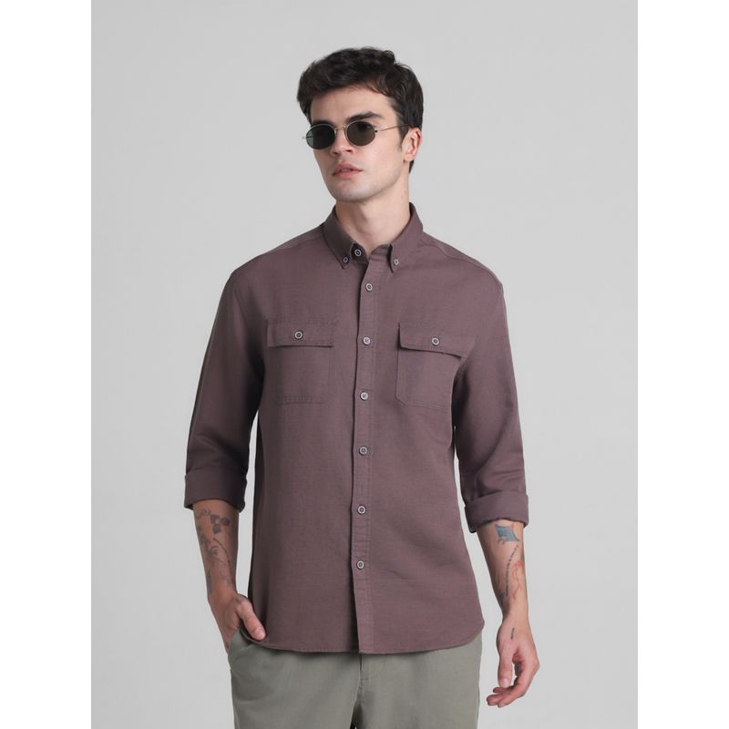 Jack & Jones Lavender Slim Fit Shirt (L)