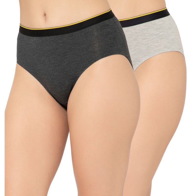 Bummer Womens Solid Micro Modal Hipsters Panties Combo (Pack of 2) (S)