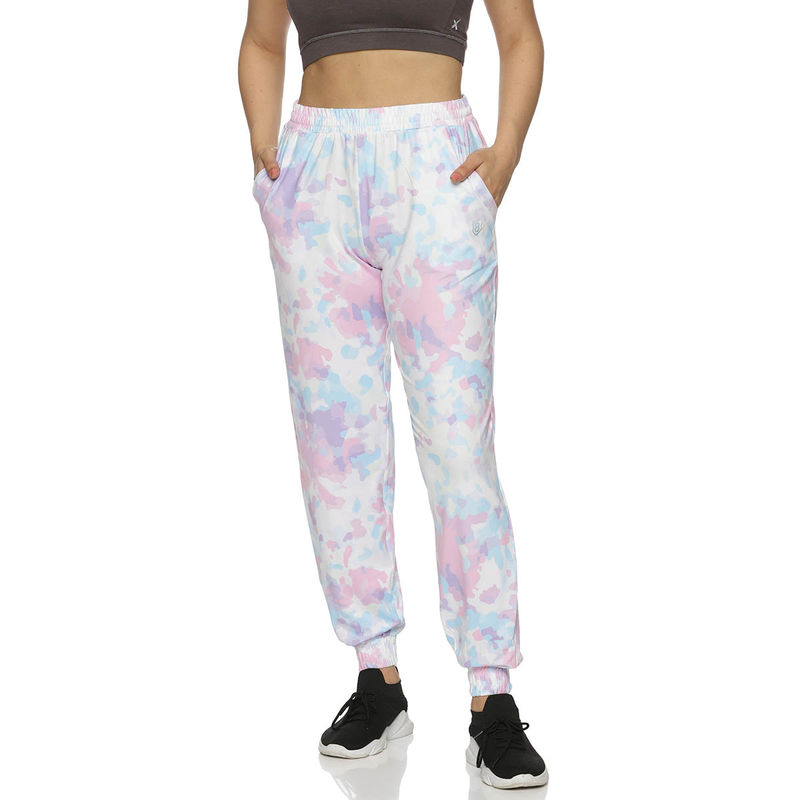 DOMIN8 Womens Baggy Relaxed Fit Joggers with Elastic Waist Multi-Color (XS)