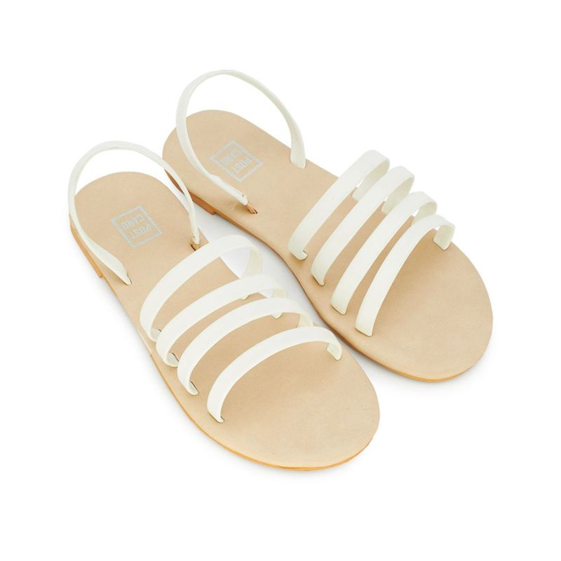 Post Card Solid Beige Sandals (EURO 41)