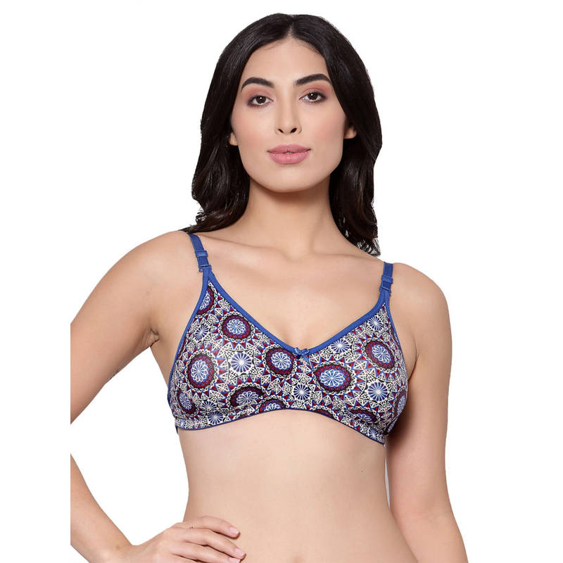 Inner Sense Organic Cotton Backless Non-Padded Seamless Bras (Pack Of 2)-Multi-Color (32B)