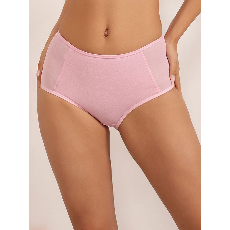 Clovia Cotton Spandex High waist Outer elastic Hipster Panty (3XL)