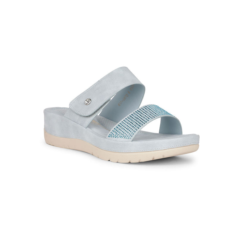 Bata Women Blue Sandals (UK 6)