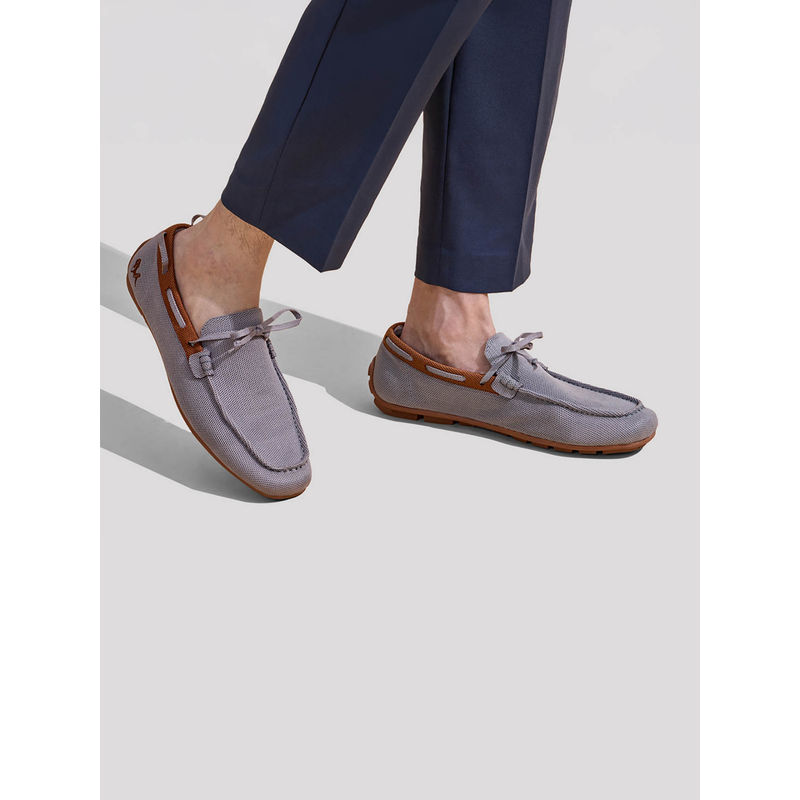 Neeman's Relive Knit Grey Boat Shoes (UK 8)