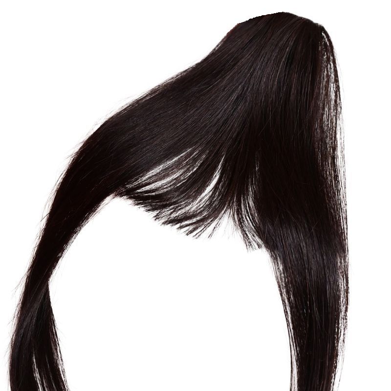 THE SHELL HAIR Clip-In Bangs - Medium Dense - Natural Brown