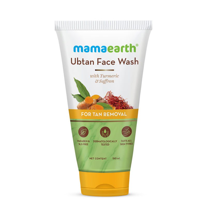 Mamaearth Ubtan Natural Face Wash for Tan Removal